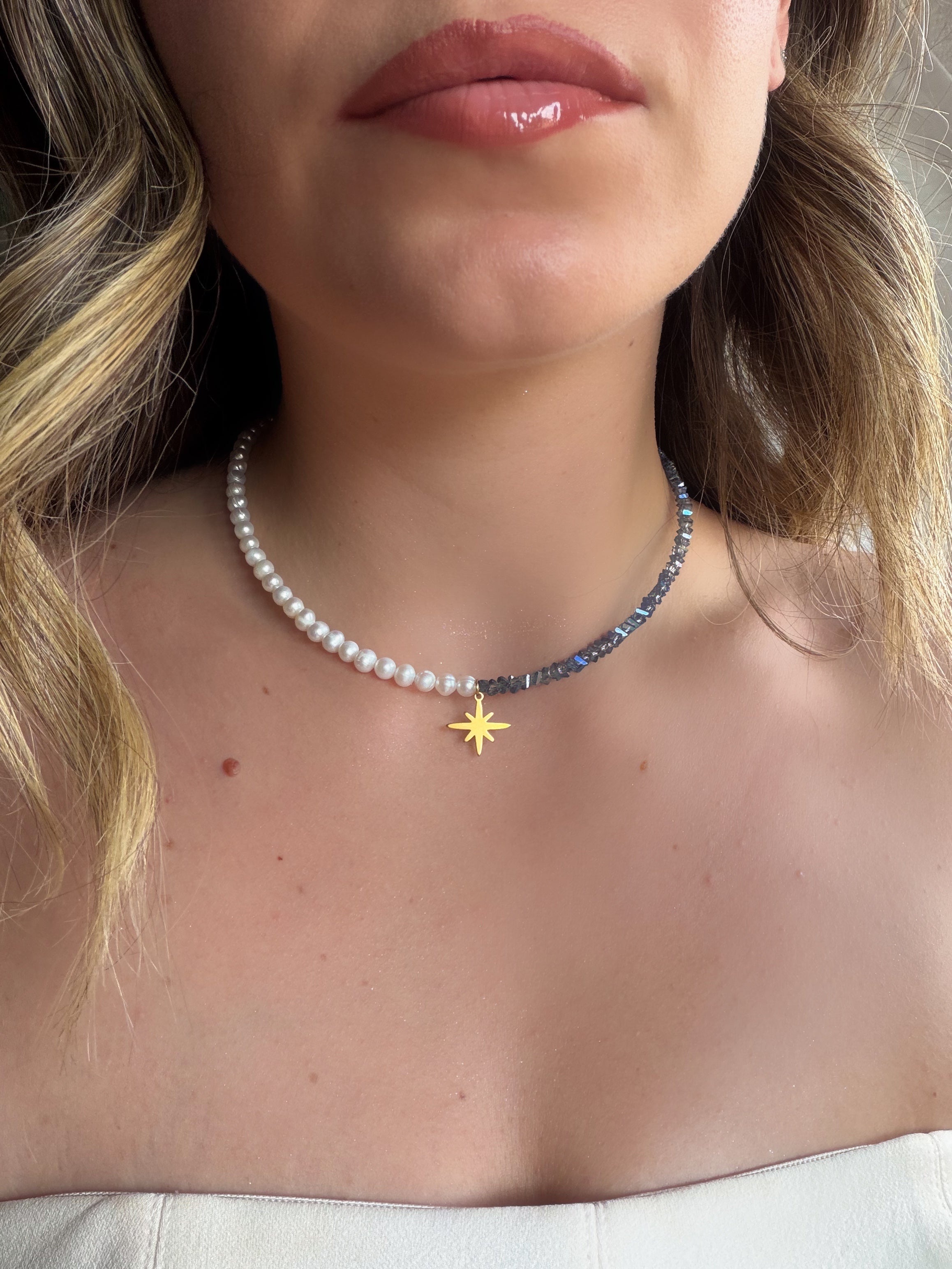 Collana Stella Polare Gold