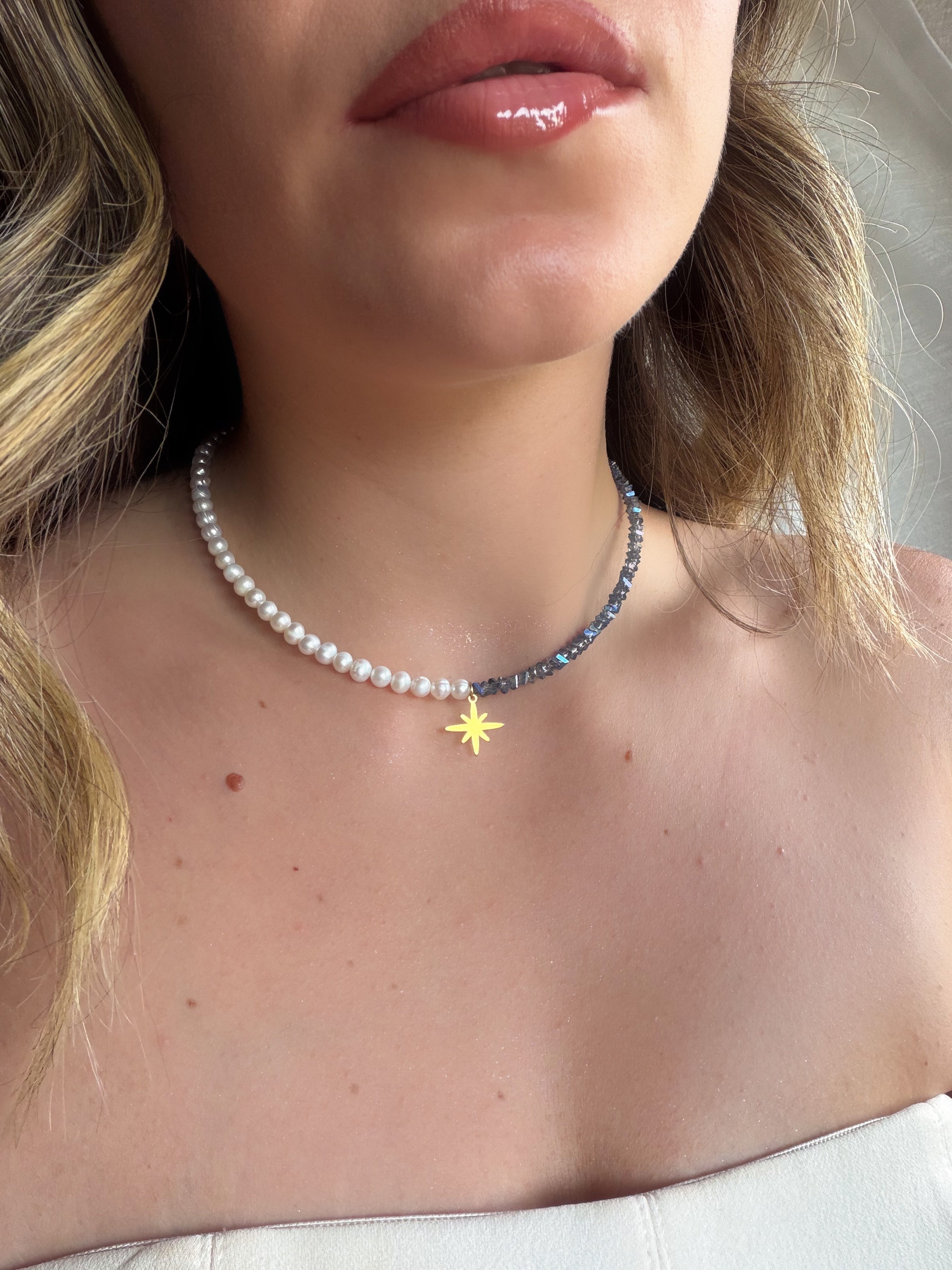 Collana Stella Polare Gold