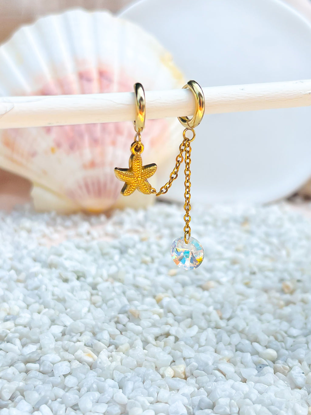 Orecchini Stella Luce gold