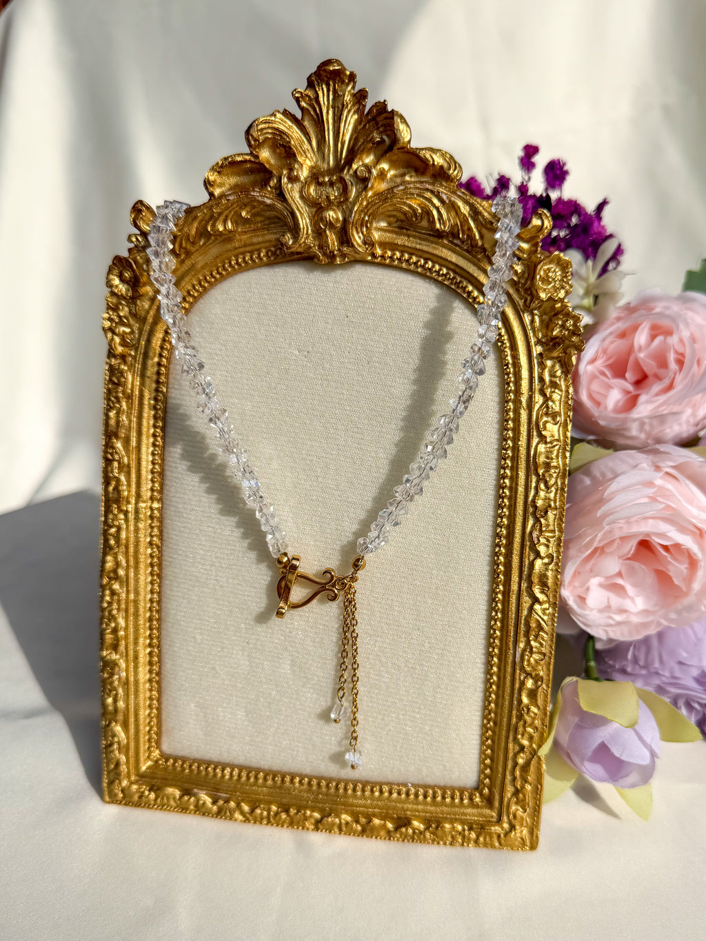 Collana Cristalli Gold