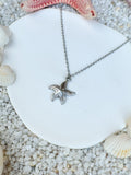 Silver Starfish Necklace