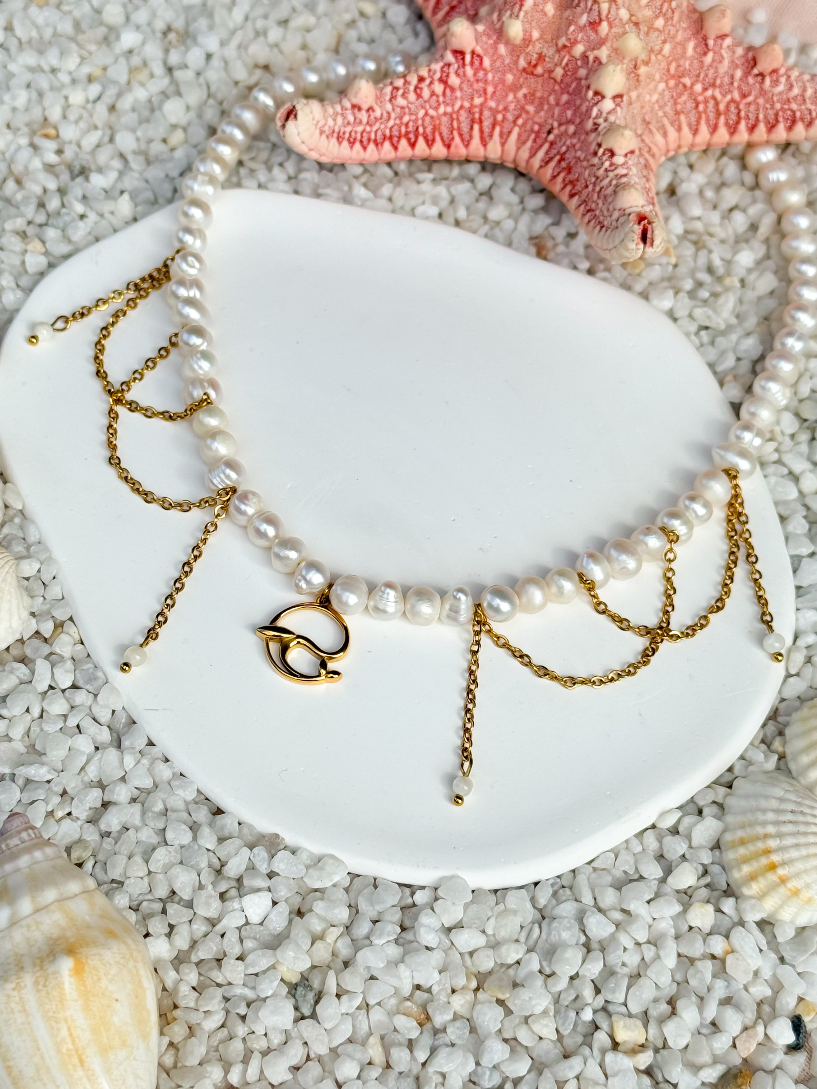 Collana Delfino gold