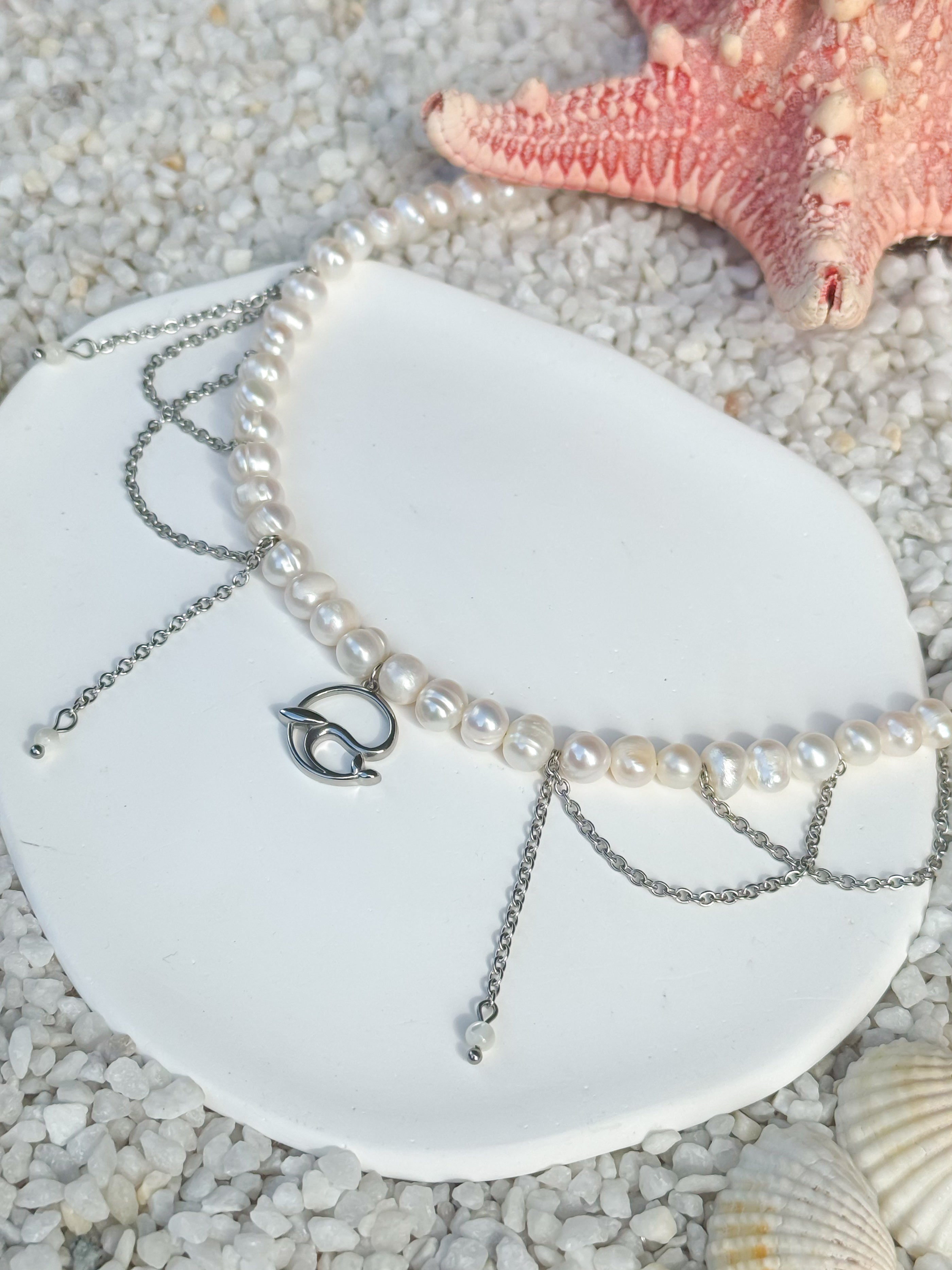 Collana Delfino silver