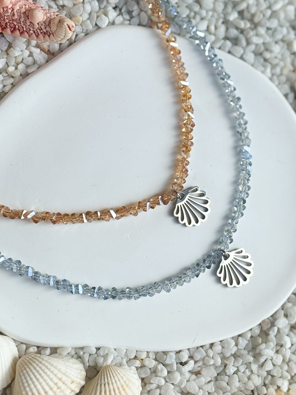 Silver Water Light Choker