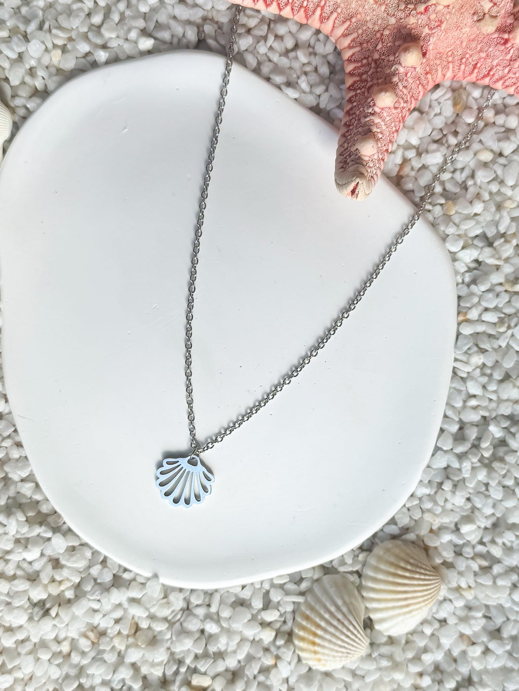 Silver Shell Necklace