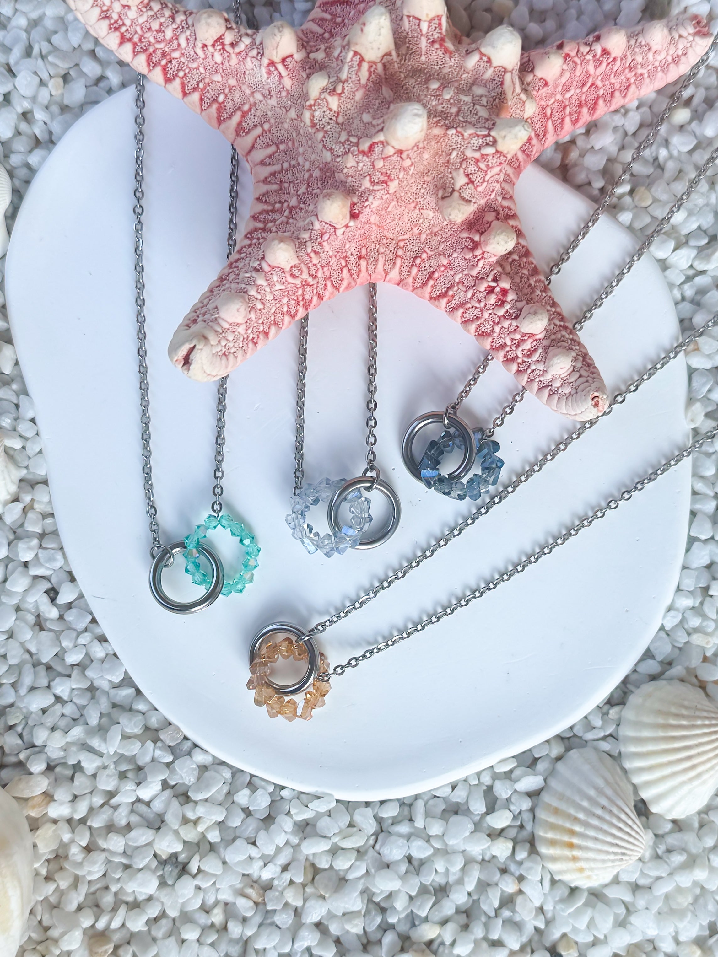 Collana Onde Gemelle silver