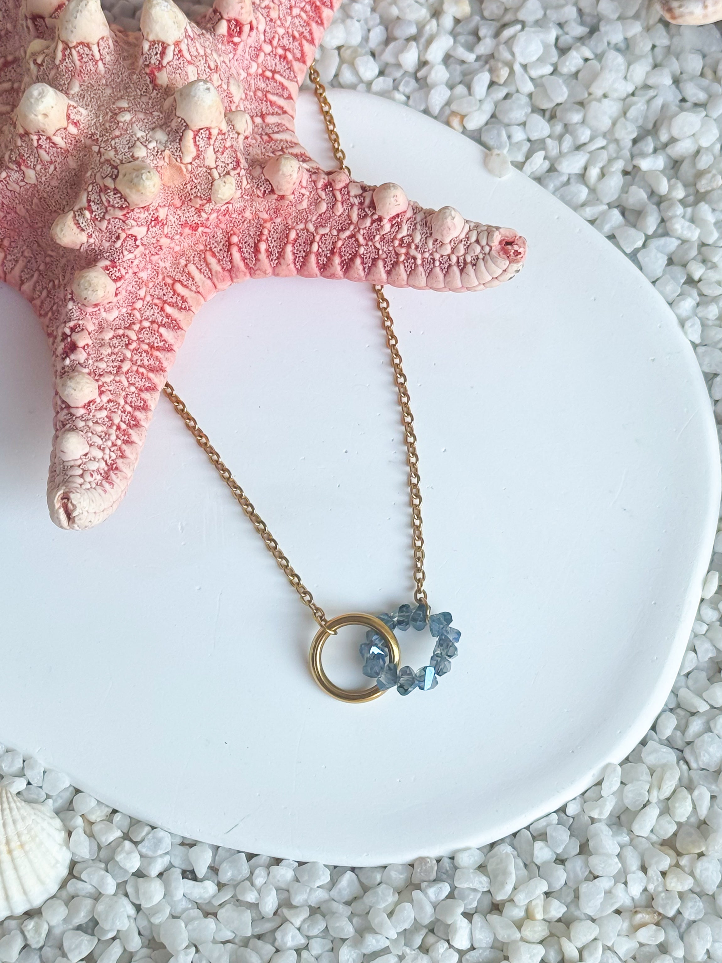 Collana Onde Gemelle gold