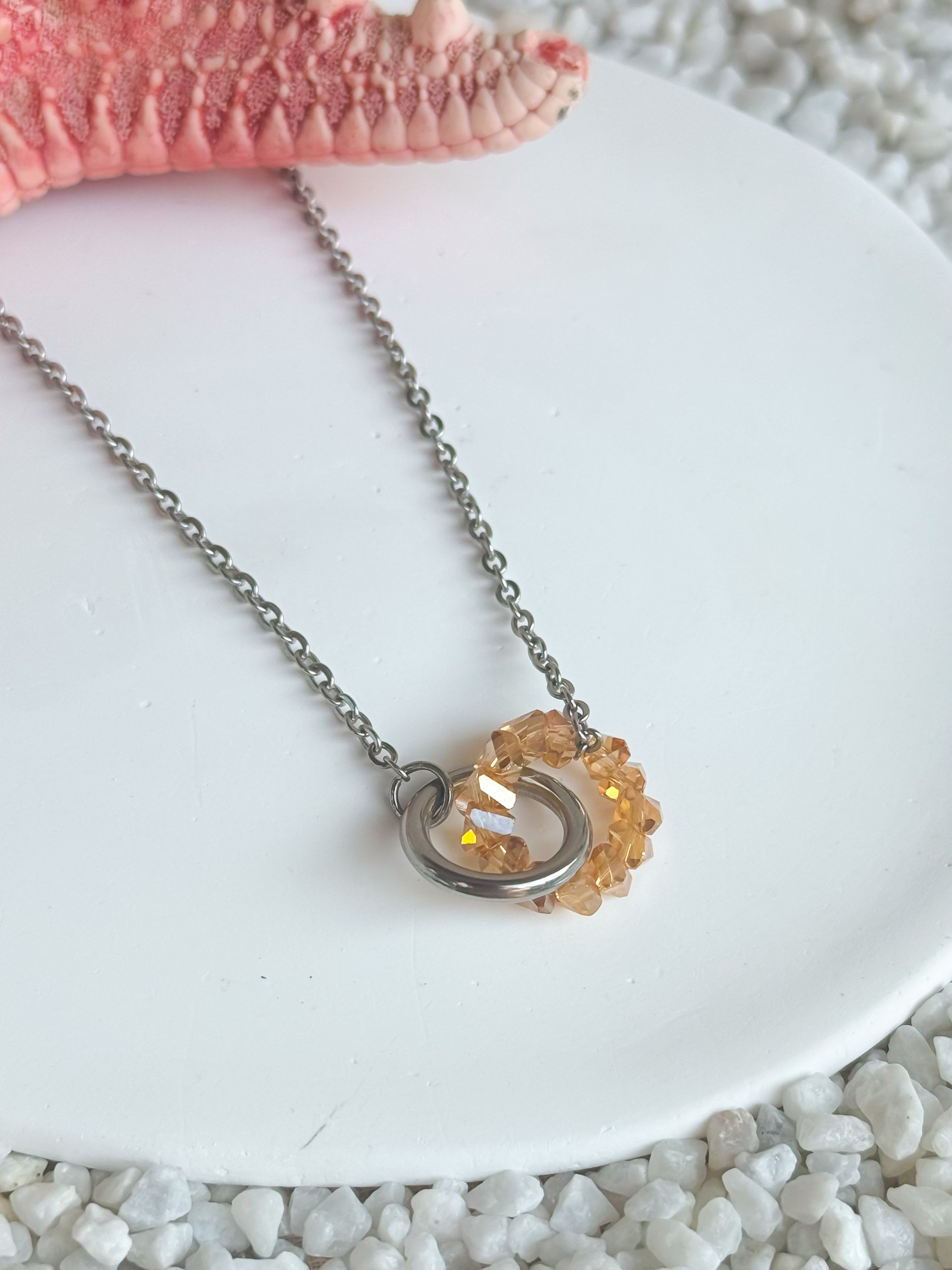 Collana Onde Gemelle silver