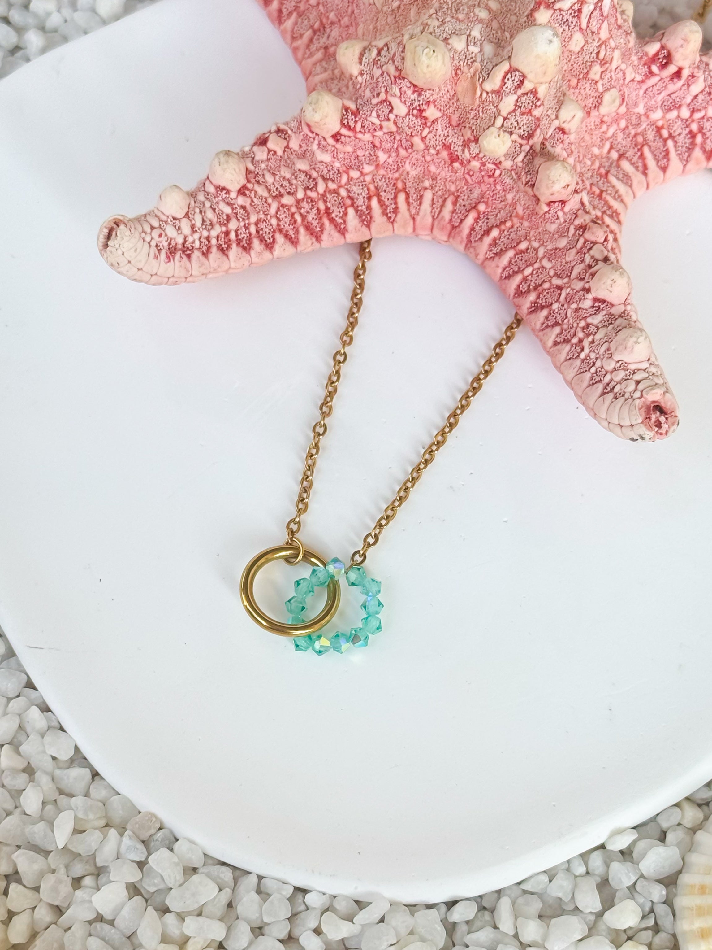 Collana Onde Gemelle gold