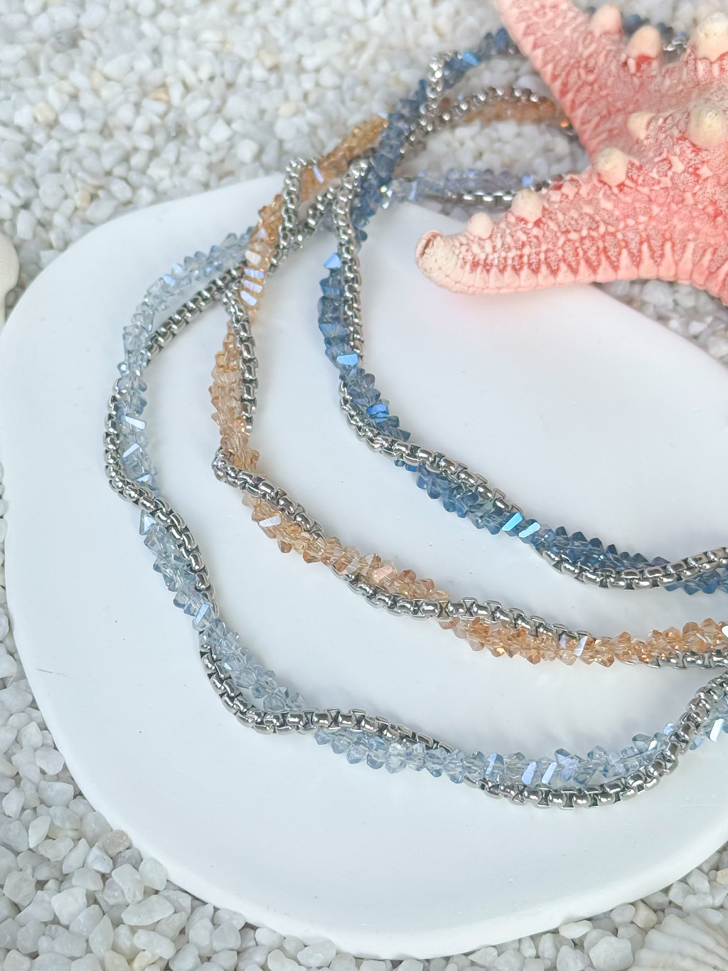 Silver Wave Choker