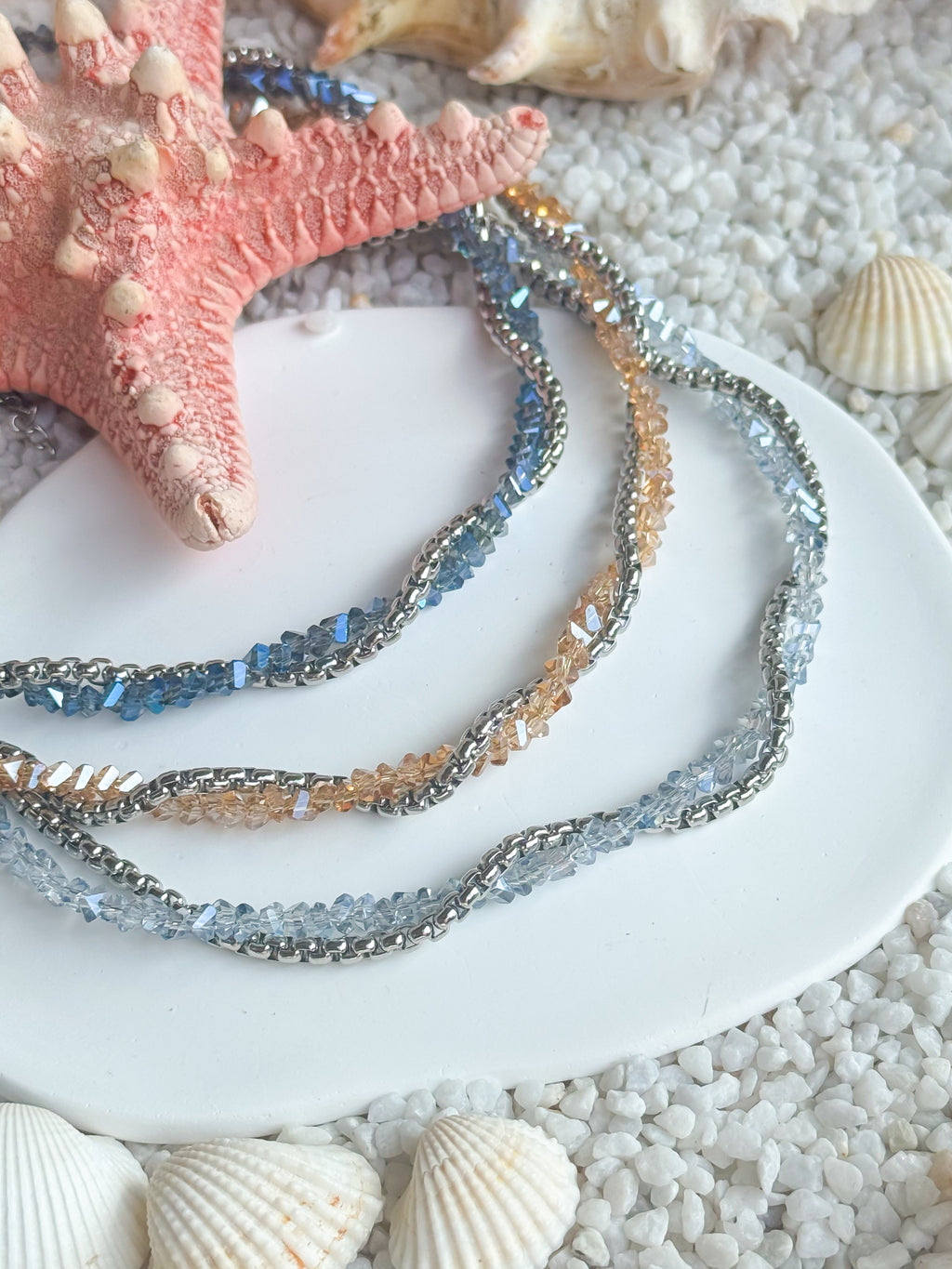 Silver Wave Choker