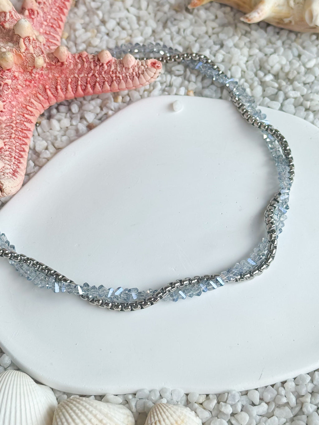 Silver Wave Choker