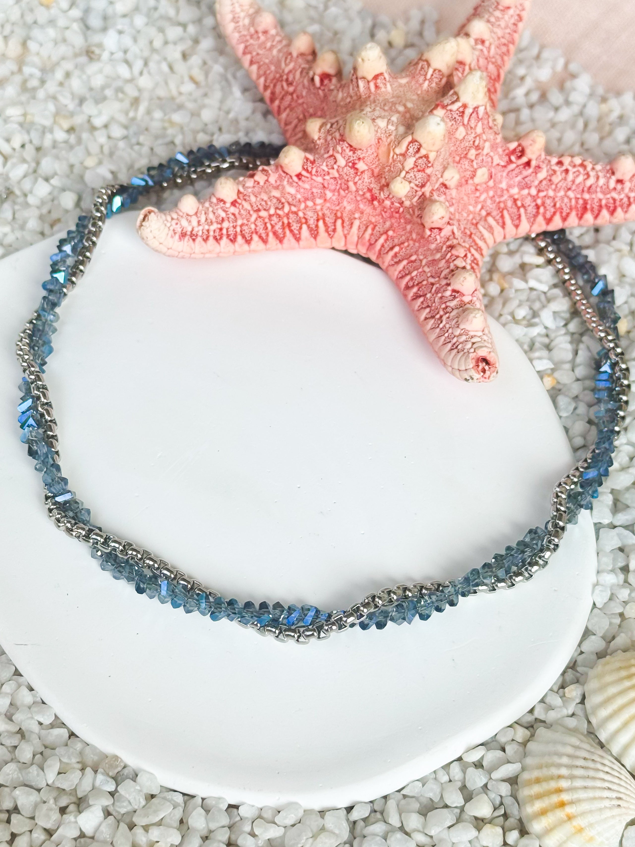 Girocollo Onde silver